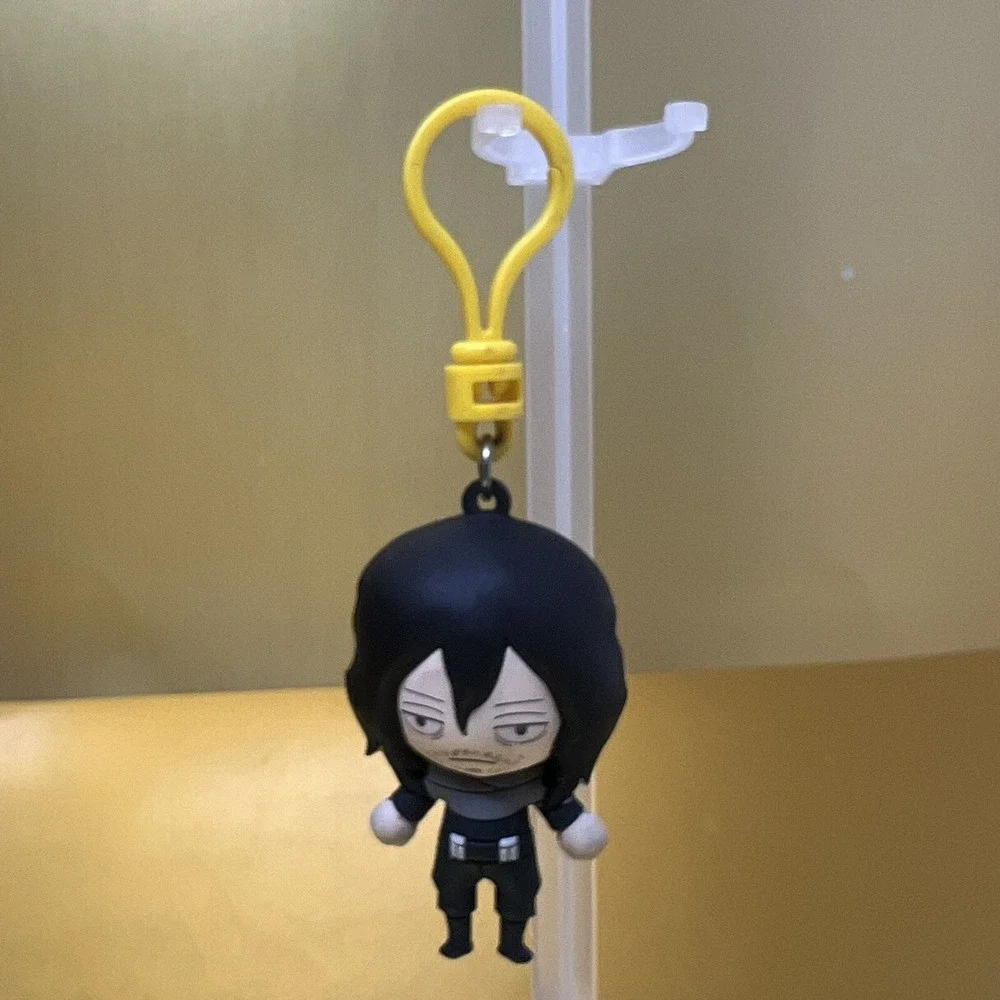My Hero Academia Shota Aizawa Keychain Bag Clip Anime Figure Hanger Charm